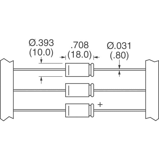MAL202139689E3 Vishay Beyschlag/Draloric/BC Components  Condensadores electrolíticos de aluminio
